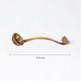 正品御宝阁铜水水笔洗墨条砚台砚滴加勺水文房四宝毛笔盂字国画书