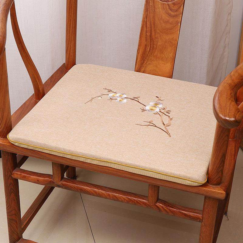 新中式亚麻椅垫红木沙发坐垫餐椅垫太师椅实木圈椅海绵坐垫四季夏,居家布艺,椅垫,淘宝优惠券,粉丝福利购,淘宝优惠卷