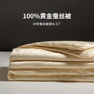 厂家直销黄金蚕丝被100桑蚕丝优等品纯手工被芯秋冬四季被子