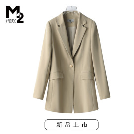 m2女装2024年春秋韩版西服，中年大码收腰显瘦时尚气质职业西装