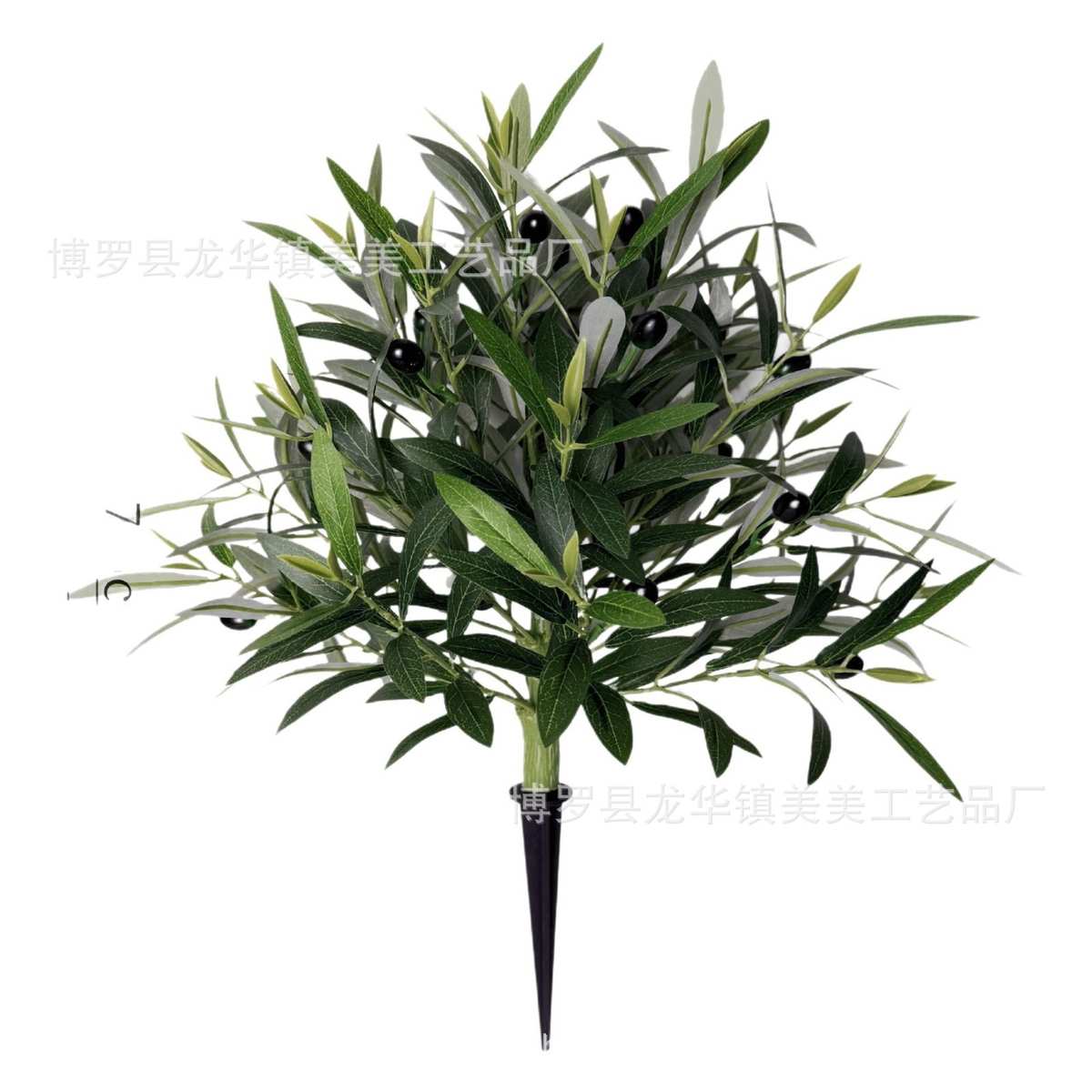 美美仿真橄榄拆装地插树落地型假植物橱窗室内装饰造景