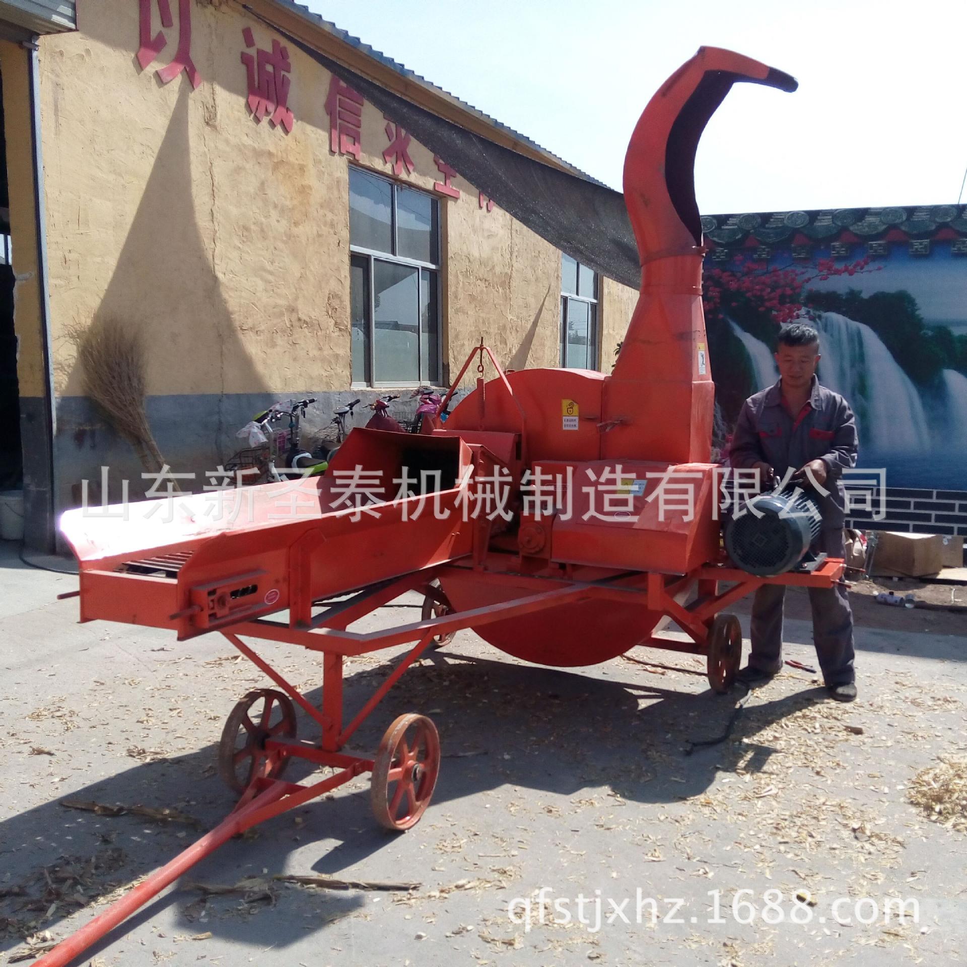 喷型青饲料铡草机 大产量青贮切断铡草机视频