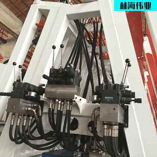 液压双面拼板机5.2米A型液压可分段拼板机木屋厚木方拼板机