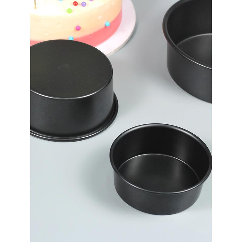 烘焙圆不粘涂层轻牛奶半熟水浴奶酪雪纺蛋糕模具固定底糕点烤箱模