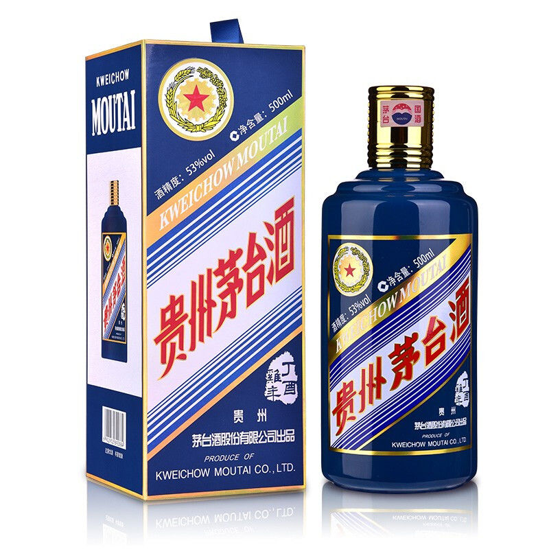 贵州茅台酒 53度茅台生肖鸡500ml*1瓶酱香型白酒