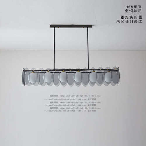 北欧全铜设计师轻奢餐桌吊灯创意魔豆餐厅吧台家用大气岛台吊灯