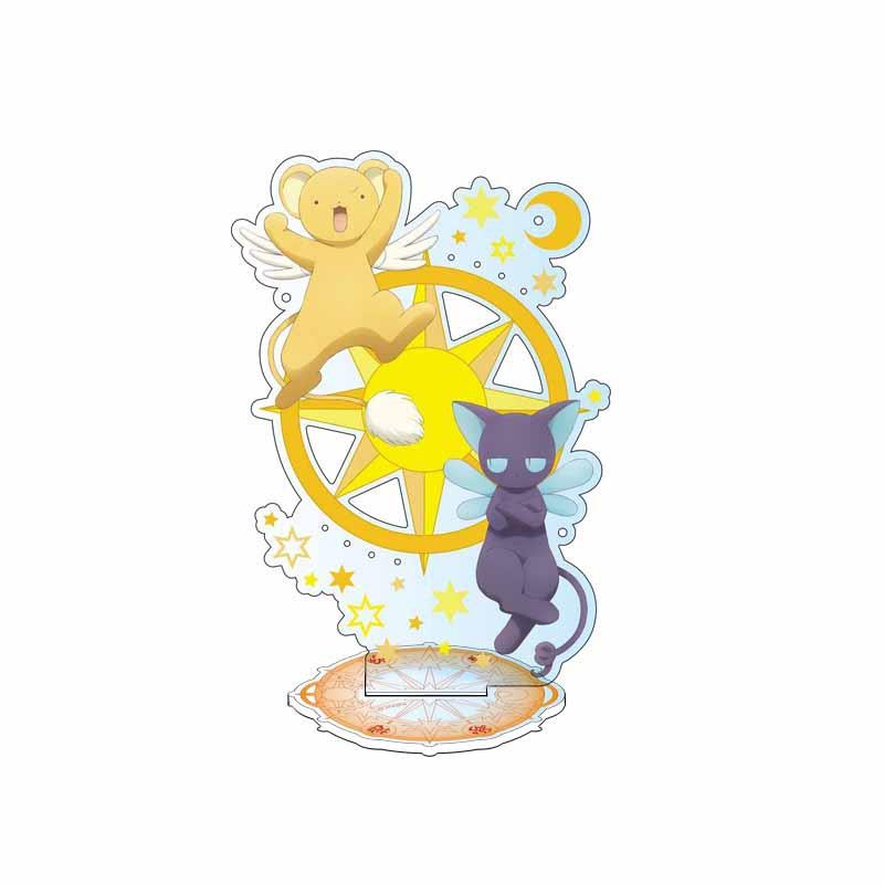 动漫周边立牌 魔卡少女樱 百变小樱 木之本樱 知世双面亚克力摆件