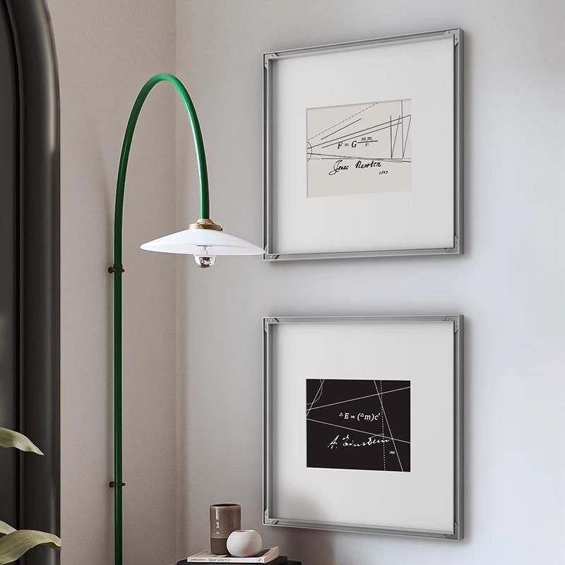 个性创意黑白意式极简挂画书房小众艺术设计师客厅装饰画卧室床头