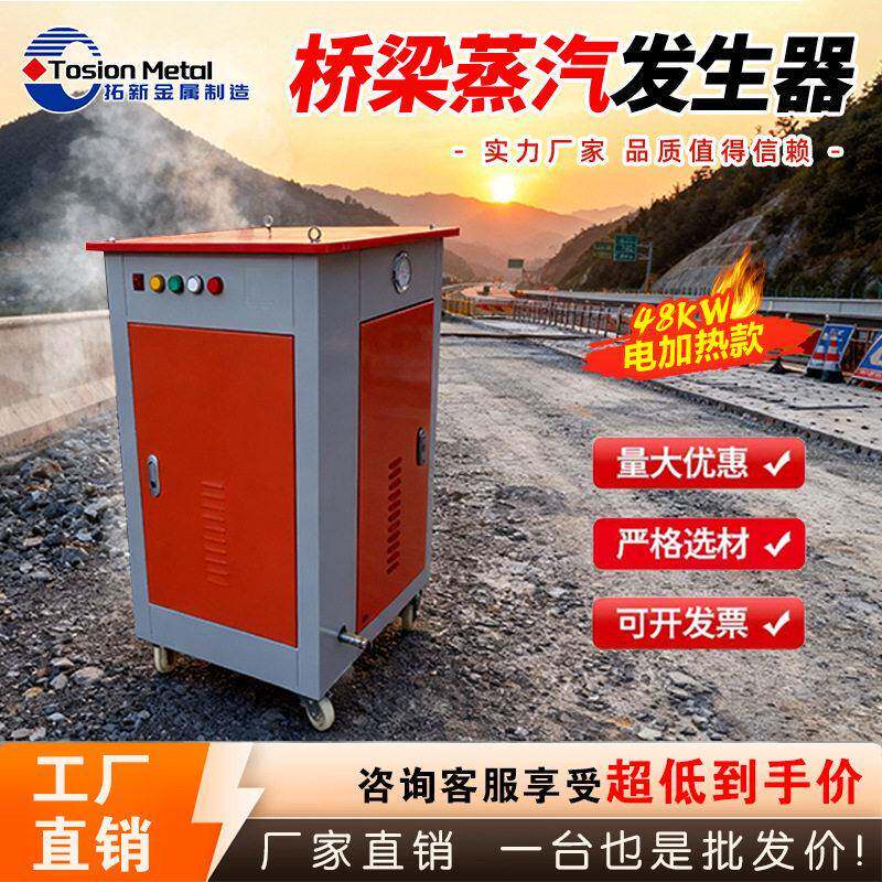 拓新桥梁养护冬季电加热蒸汽养护机混凝土全自动48kw电加热发生器