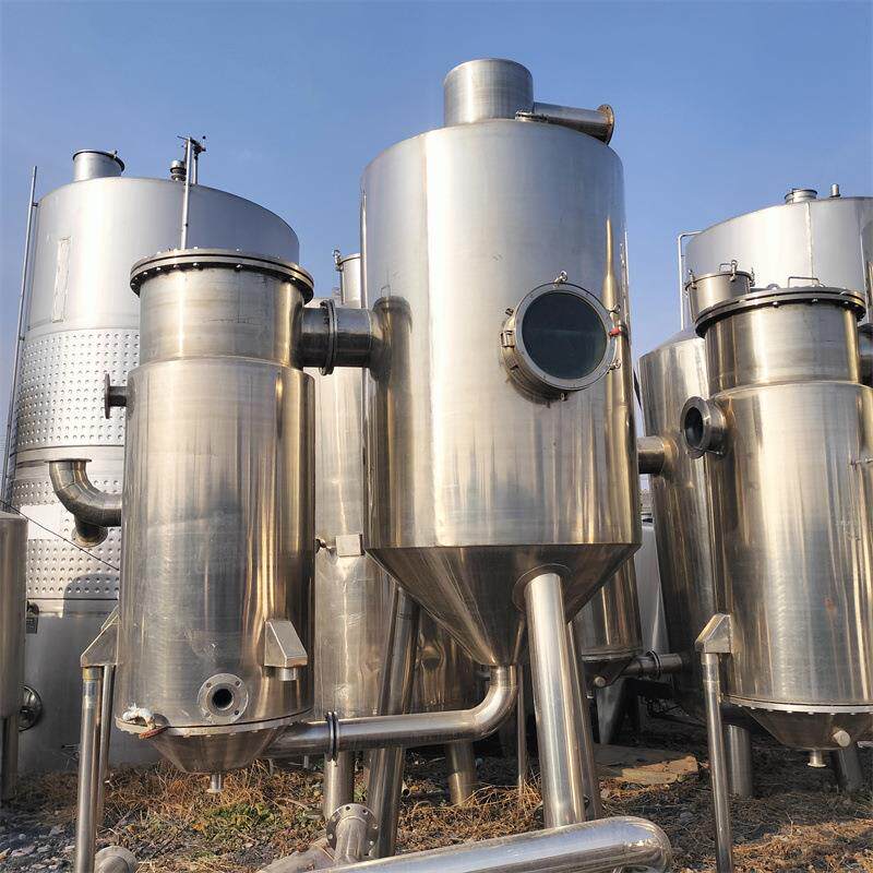 出售二手双效浓缩蒸发器 工业真空蒸发设备 单效双效浓缩蒸发器