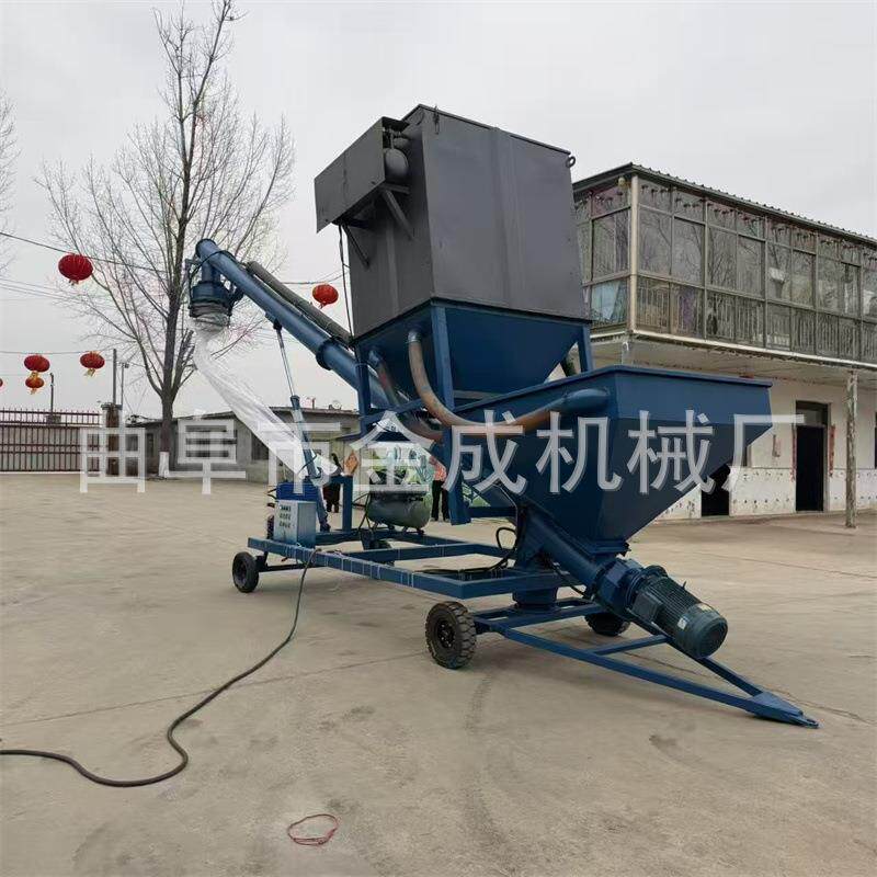 粉煤灰装车螺旋输送机 干粉水泥输送设备 绞龙上料提升机曲阜利兴