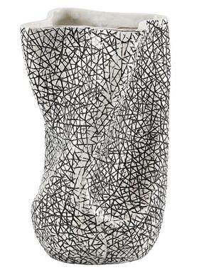 现代艺术几何抽象扭曲肌理花器不规则花瓶样板间售楼处装饰品摆件