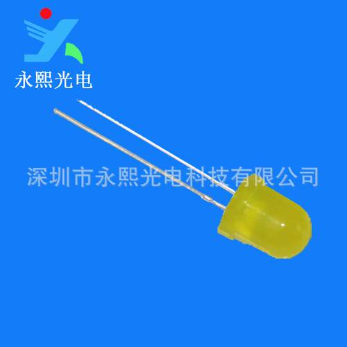 10MM绿发翠绿led直插灯珠发光二极管 f10高亮绿光 绿灯