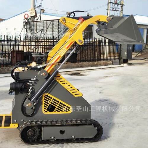 微型滑移式装载机多种属具道路清理垃圾养殖场清粪滑移式装载机