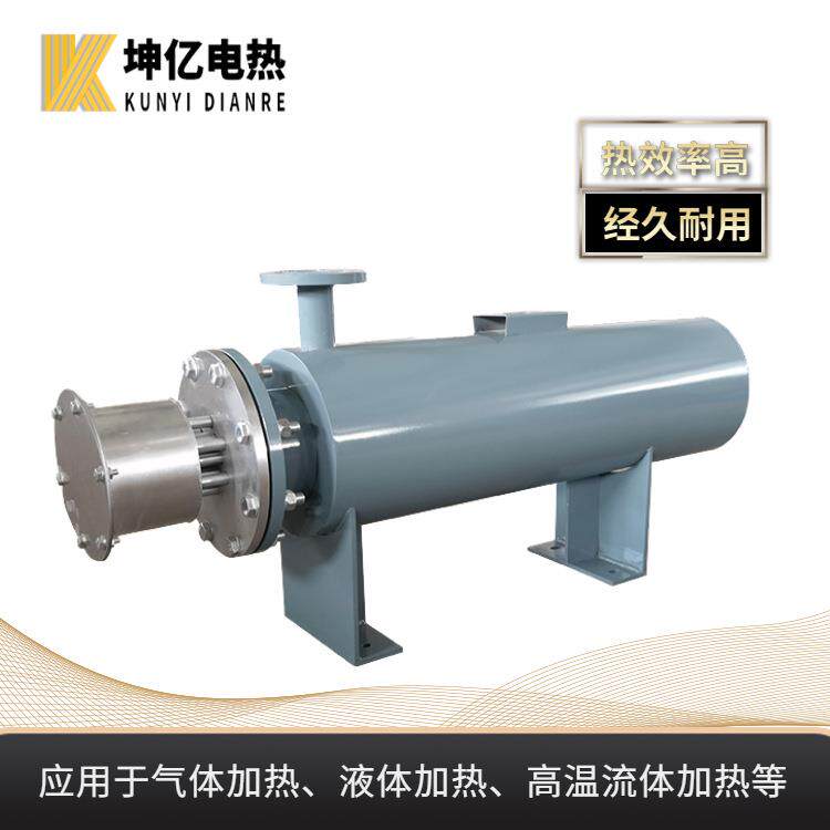 电热气体管道加热器氮气氦气加热器高温烟气蒸汽加热器