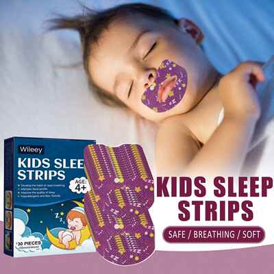 wiieey 口呼吸矫正贴 张嘴睡觉打鼾打呼夜间呼吸儿童嘴巴闭合贴