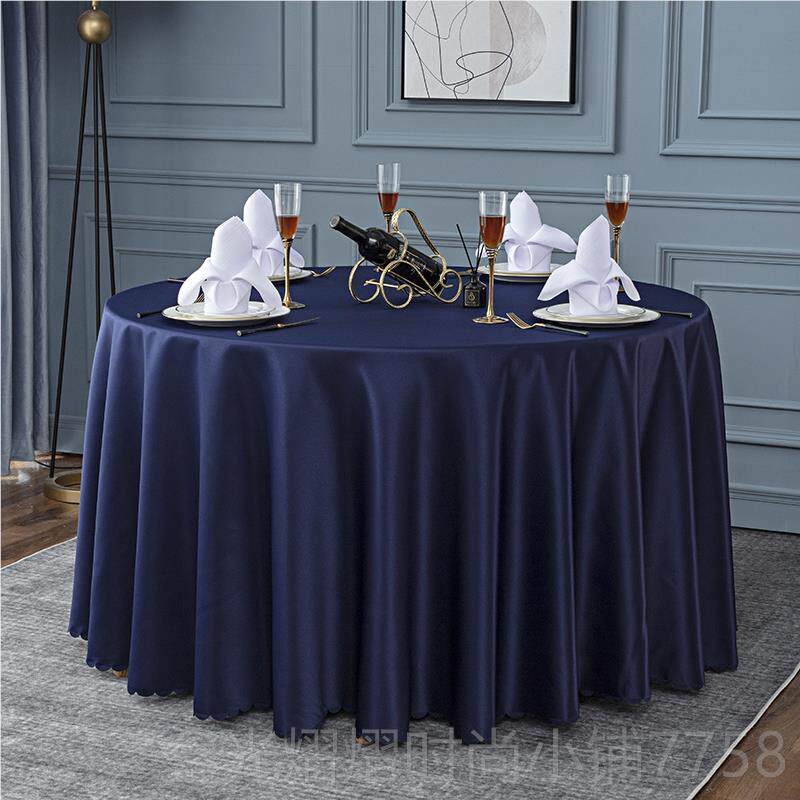 正品圆桌桌布布艺餐饭厅台布宴会大圆桌桌桌酒店桌布店餐布圆形布