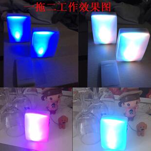 七彩闪光无线门铃数码音乐发光家用闪灯聋人耳聋耳背门铃