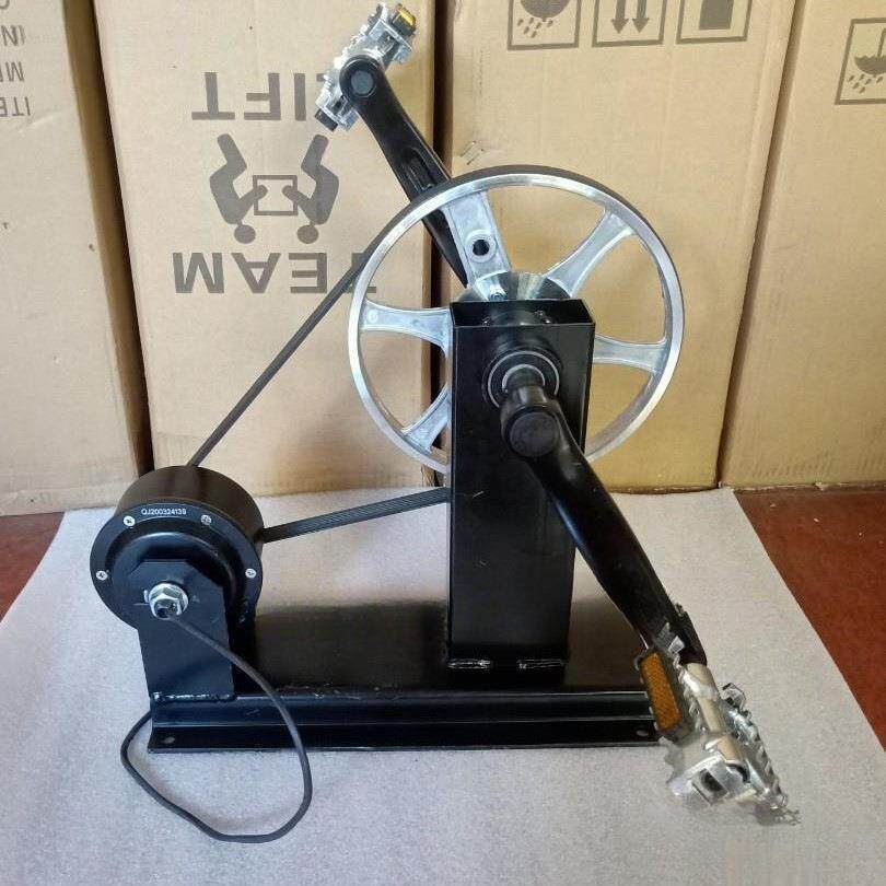 手摇脚踏无永刷磁发大功率发电机功装率健身发电可改电动训练器大
