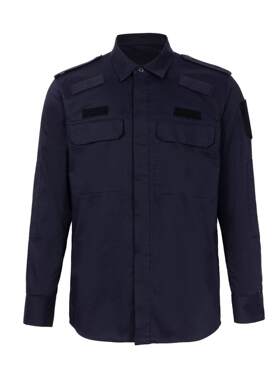 新款勤务制服夏季长袖作训服薄款透气保安工作装制服单位套装