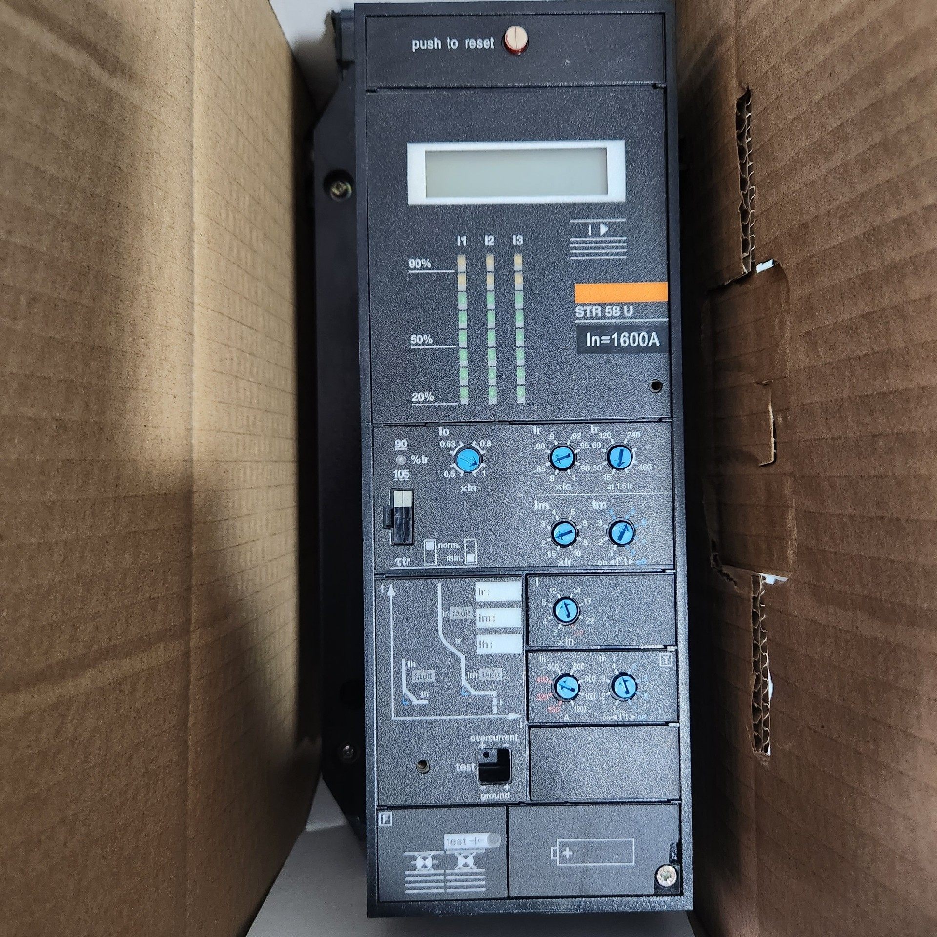 施耐德梅兰日兰控制器STR58U 带显示屏 库存货产品很新质