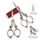 欧式 手工小剪刀刺绣布艺古典剪纸剪 不锈钢复古剪刀组合婚庆剪套装