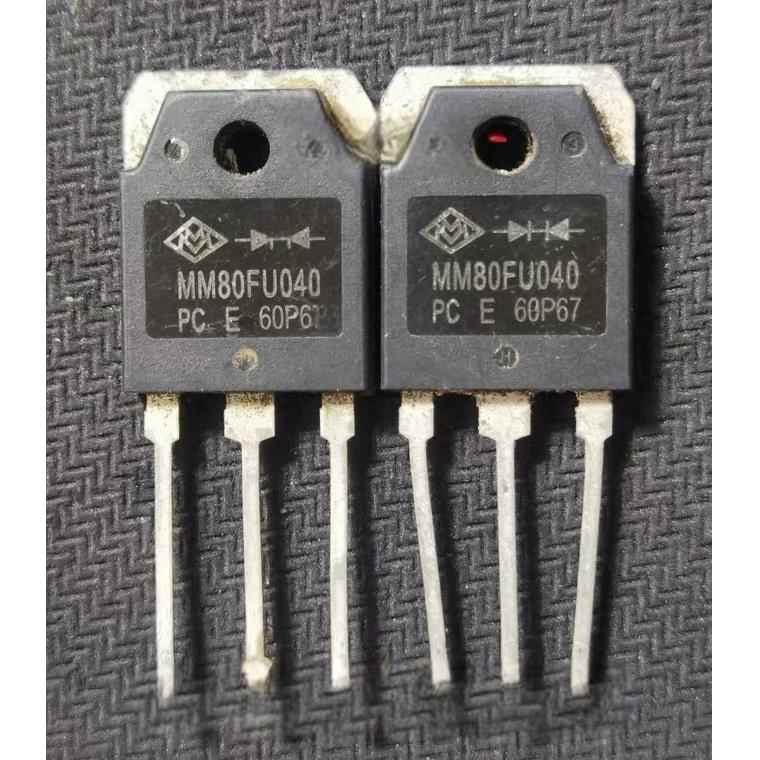 MM80FU040PC 原装全新拆机80A400V逆变焊机常用快恢复二极管TO-3P