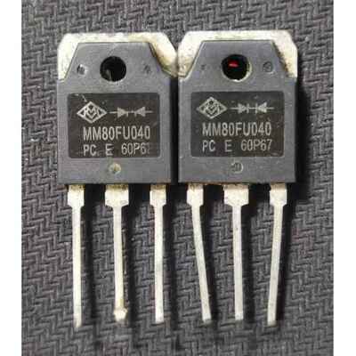 MM80FU040PC 原装全新拆机80A400V逆变焊机常用快恢覆二极体TO-3P