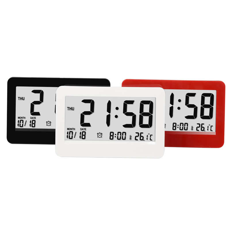 时尚静音小床头钟 小巧宿舍学生钟数字桌面闹钟 办公室电子时钟