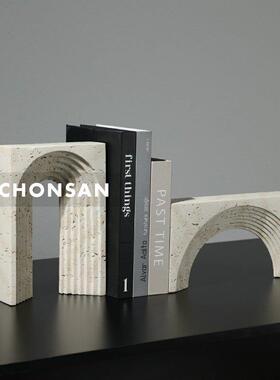 极简创意简单现代办公室书柜书柜模型房间软装饰人造书籍装饰品