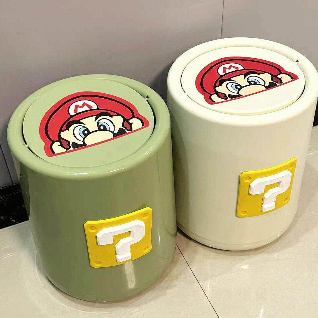 高颜值垃圾桶，用于家庭使用，有盖子，厨房，浴室，卫生间，客厅