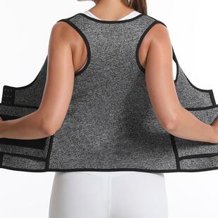 冬季 保暖护腰背心双腰收腹带背心保护腰椎塑身神器男女 升级款