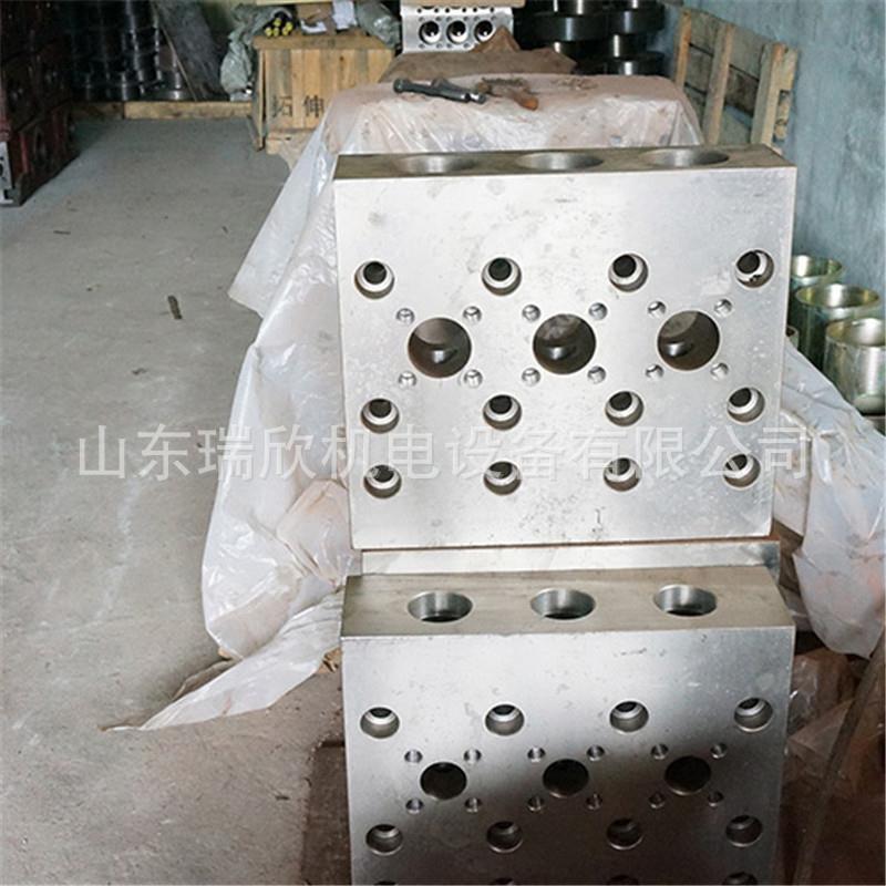 无锡乳化泵厂家 WRB200/31.5 0102泵头组件矿用乳化液泵配件