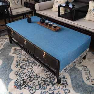 高档中式茶几布盖桌布布艺巾罩布垫客厅长方形茶几台新布茶桌茶台