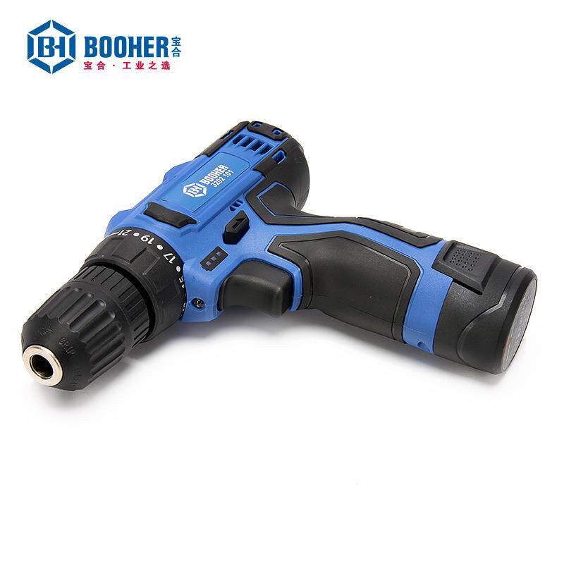 Booher宝合工具 12V双速充电式手电手钻多功能电动螺丝批 3202101