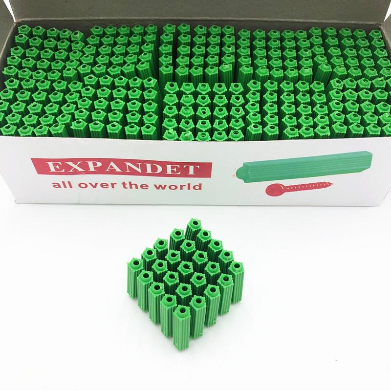 大量塑料膨胀管 绿色胶塞 6厘胀管现货