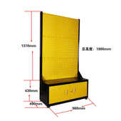 厂家五金工具货架方孔洞洞板展示货架挂钩车间汽修工具储存架