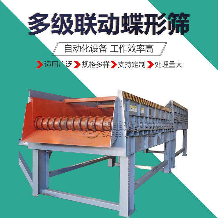 泥包石土包石筛分机铝矿石建筑垃圾分级筛混凝土黏土石头分离机
