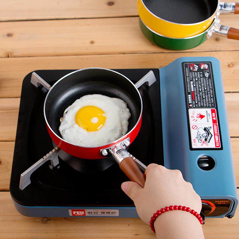 CB JAPAN一人食珐琅平底锅不粘锅家用迷你煎蛋煎饼小煎锅奶锅批发