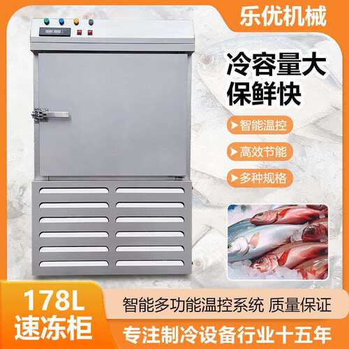 优选冰棍雪糕急速冷冻柜 水果草莓芒果原浆小型商用低温速冻柜