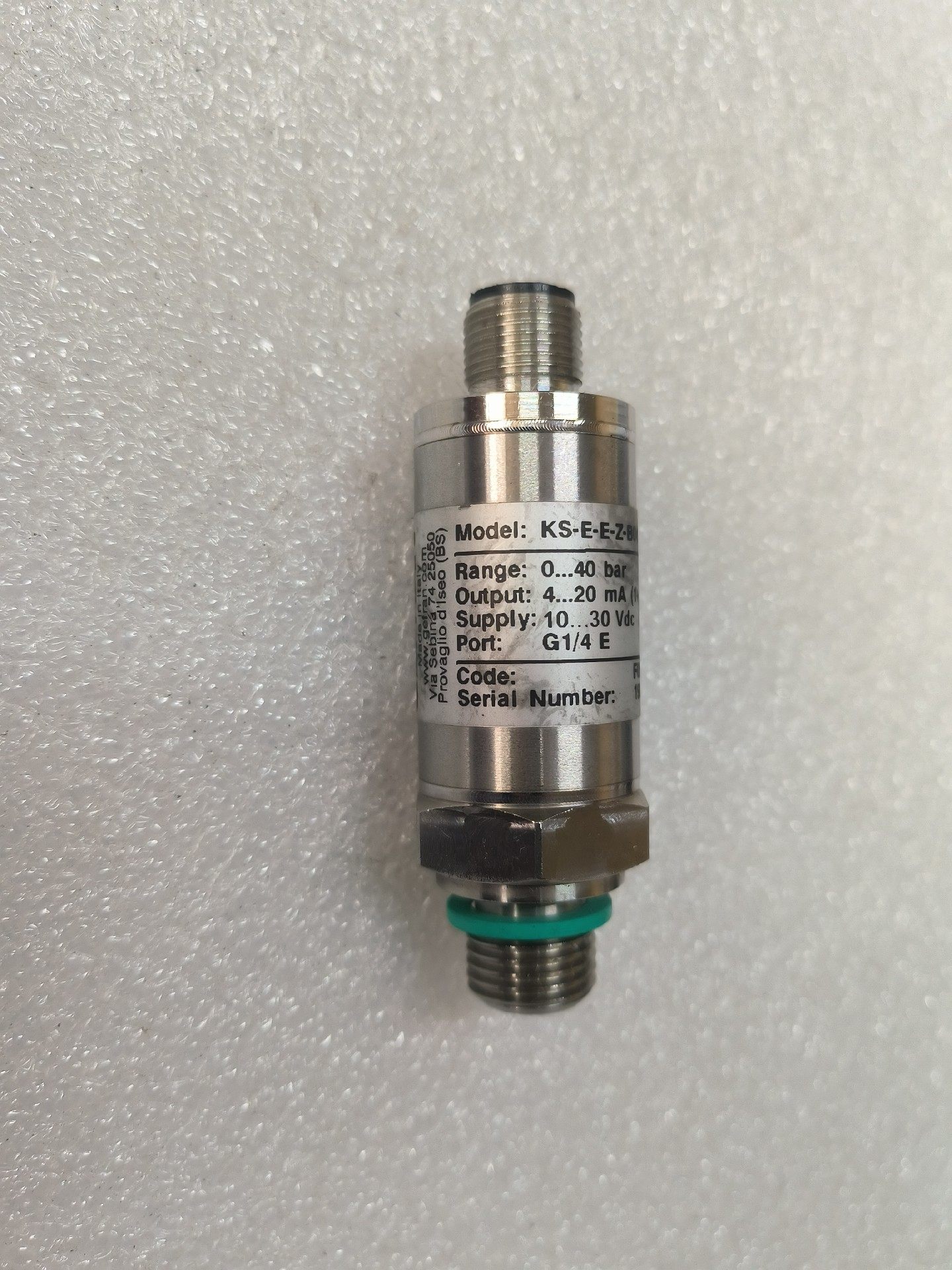 原装进口全新意大利产杰弗伦压力传感器KS-E-E-Z-B04