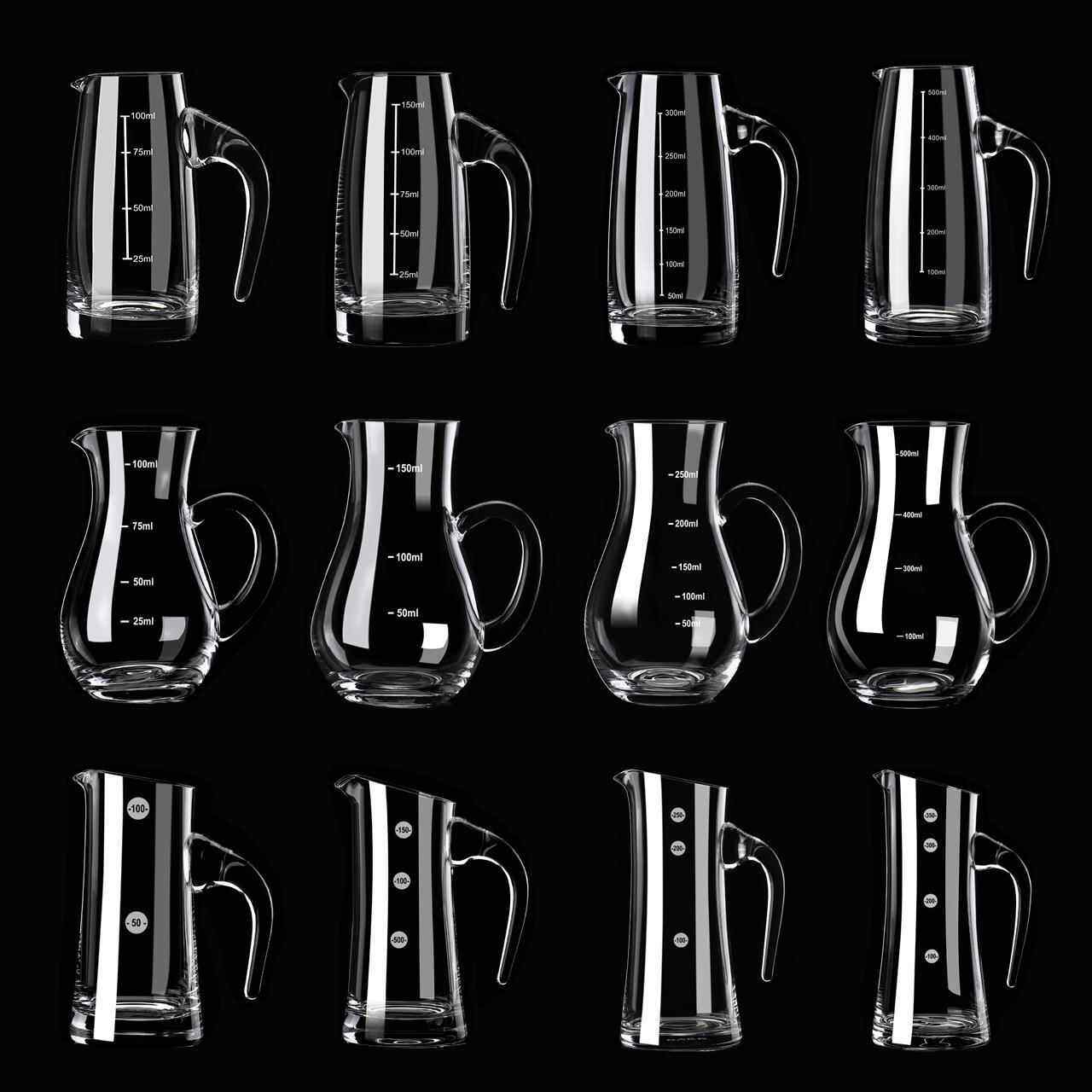 白酒分酒器洋酒红酒醒酒器家用量酒杯套装酒壶扎壶饭店商用100ml