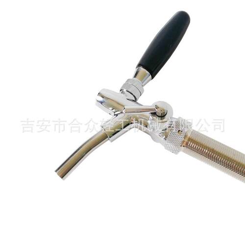 18公分加长杆啤酒龙头可调酒头穿墙啤酒墙发酵罐出酒嘴扎啤机售酒