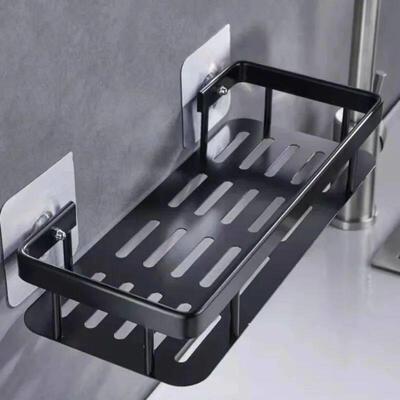 Punch-free Bathroom Shelf Shelves Wall Mounted浴室置物架