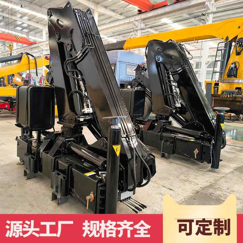 卓瑞5吨折臂随车吊折叠臂铰接式起重机汽车吊带支腿遥控控制货箱