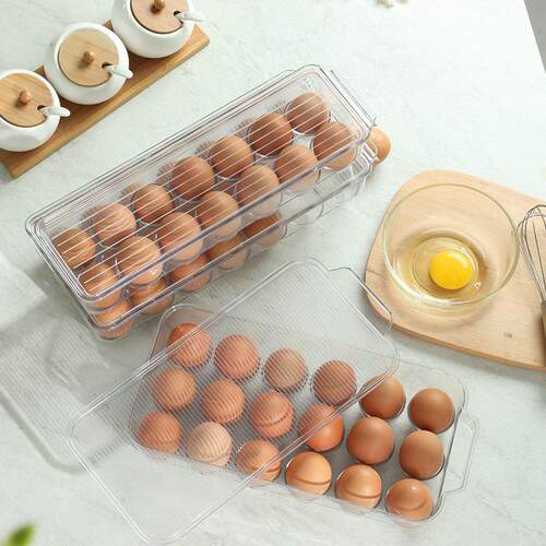 Egg storage box for refrigerator egg compartment, simple kit