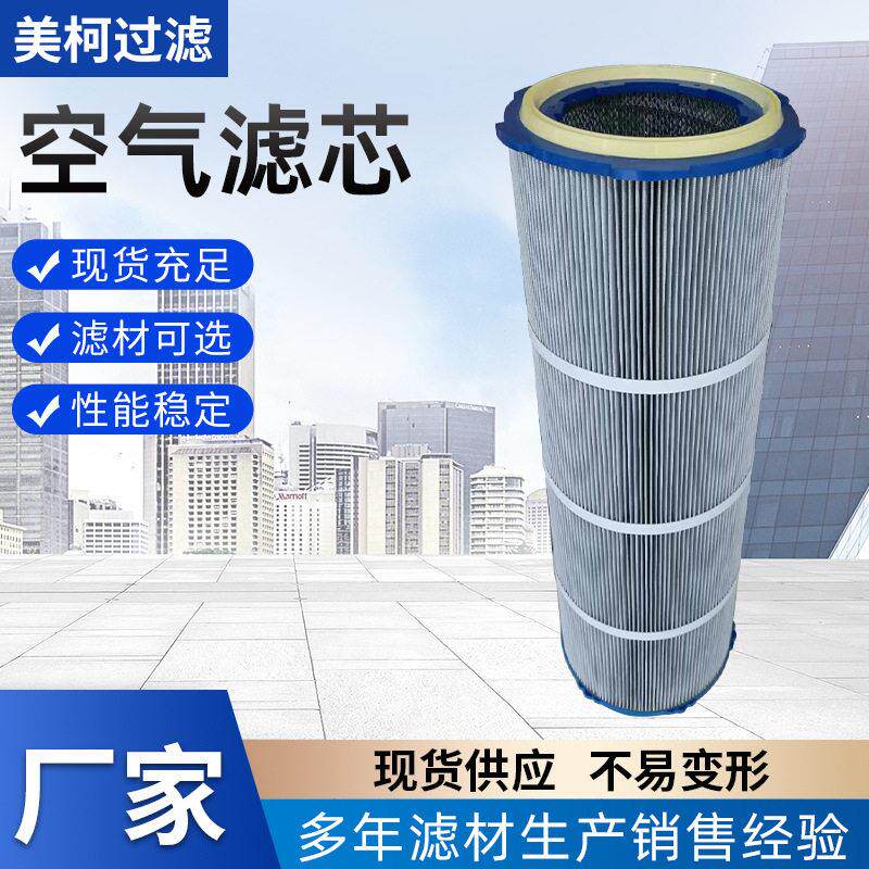厂家货源空气除尘滤芯325*900/3266火力发电厂空气滤芯滤筒 - 实物图