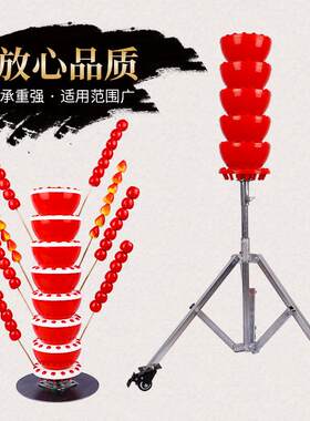 糖葫芦架子展示架便携冰糖棉花糖底座柱子支架小型多层工具插架