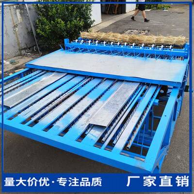 多种规格电动草帘机稻草牧草乱草编织稻草机大棚养殖御寒草毡子机