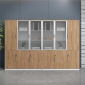 资料柜木质件柜办室公小老板桌配套书柜wjg2022带锁简约现代柜子